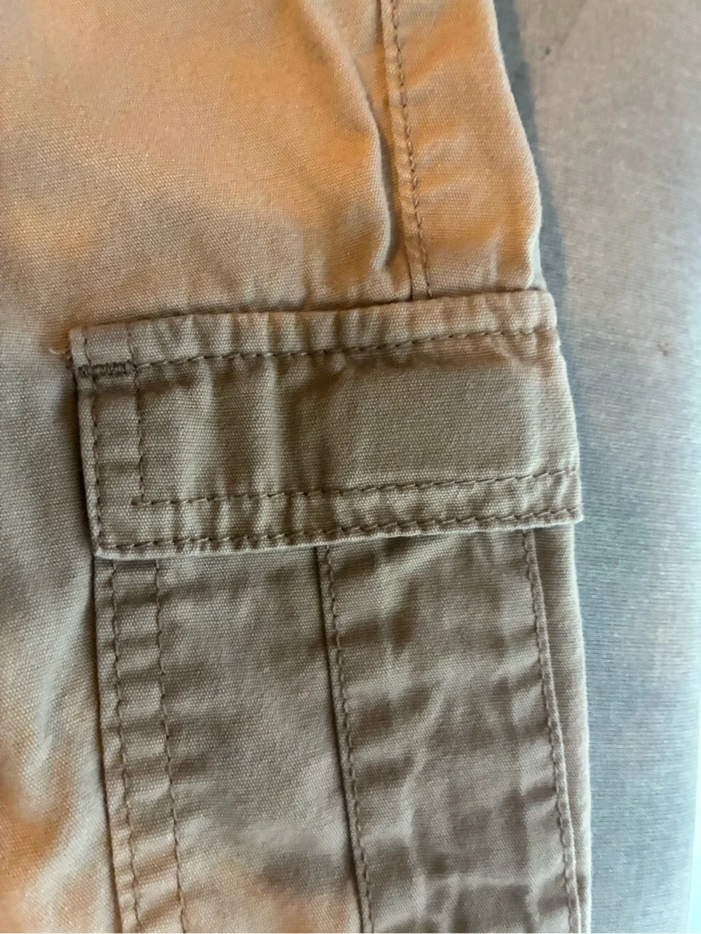 wonder nation Khaki Elastic Waist Pull-On Pants - Picture 2 of 3